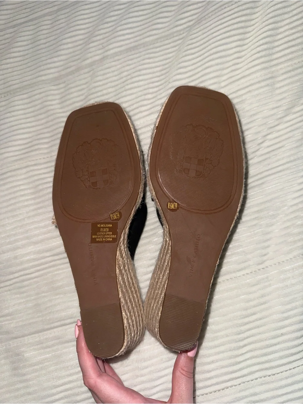 Vince Camuto sleek black